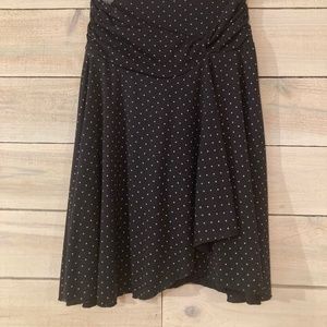 Cotton knit wrap look Skirt